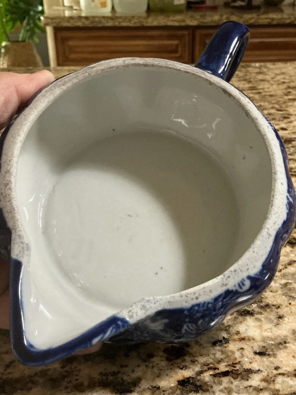 Cobalt ‘Flow Blue’ Chintz floral pattern